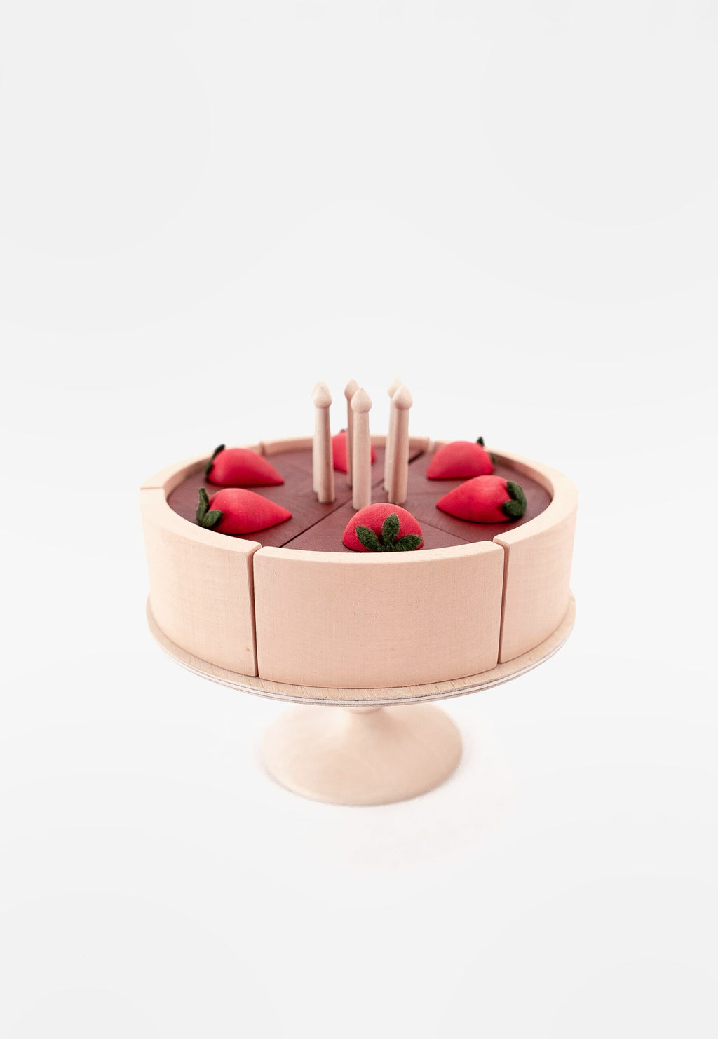 Cake on a stand/chocolate