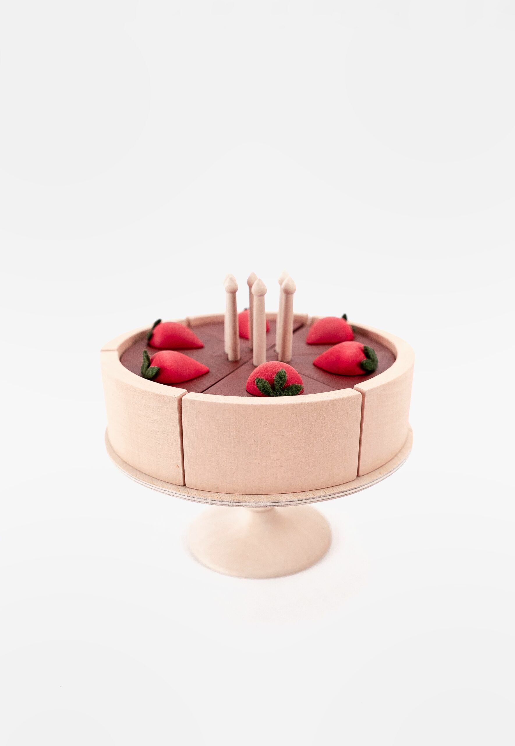 Cake on a stand/chocolate